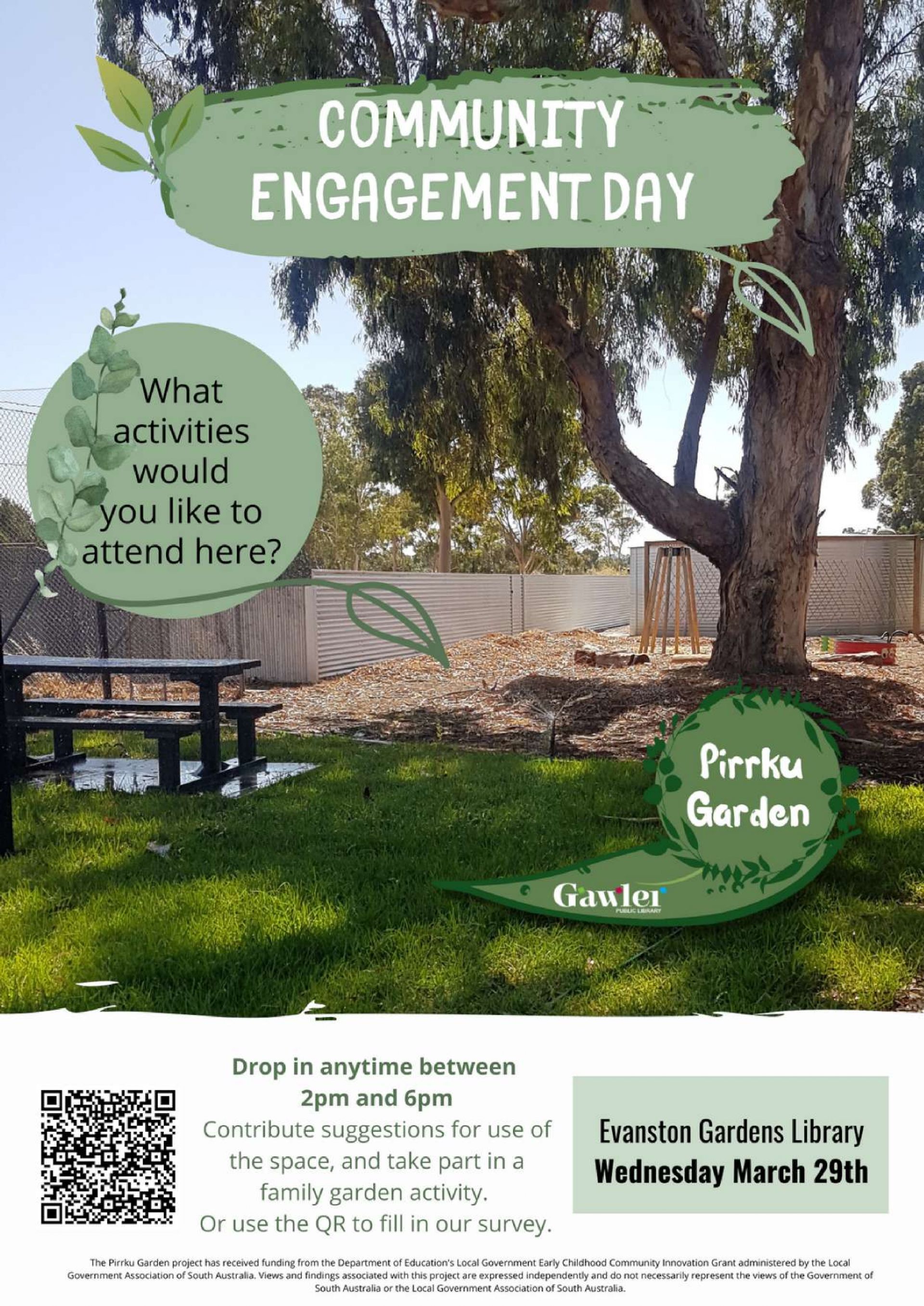 A copy of the Engagement day flyer