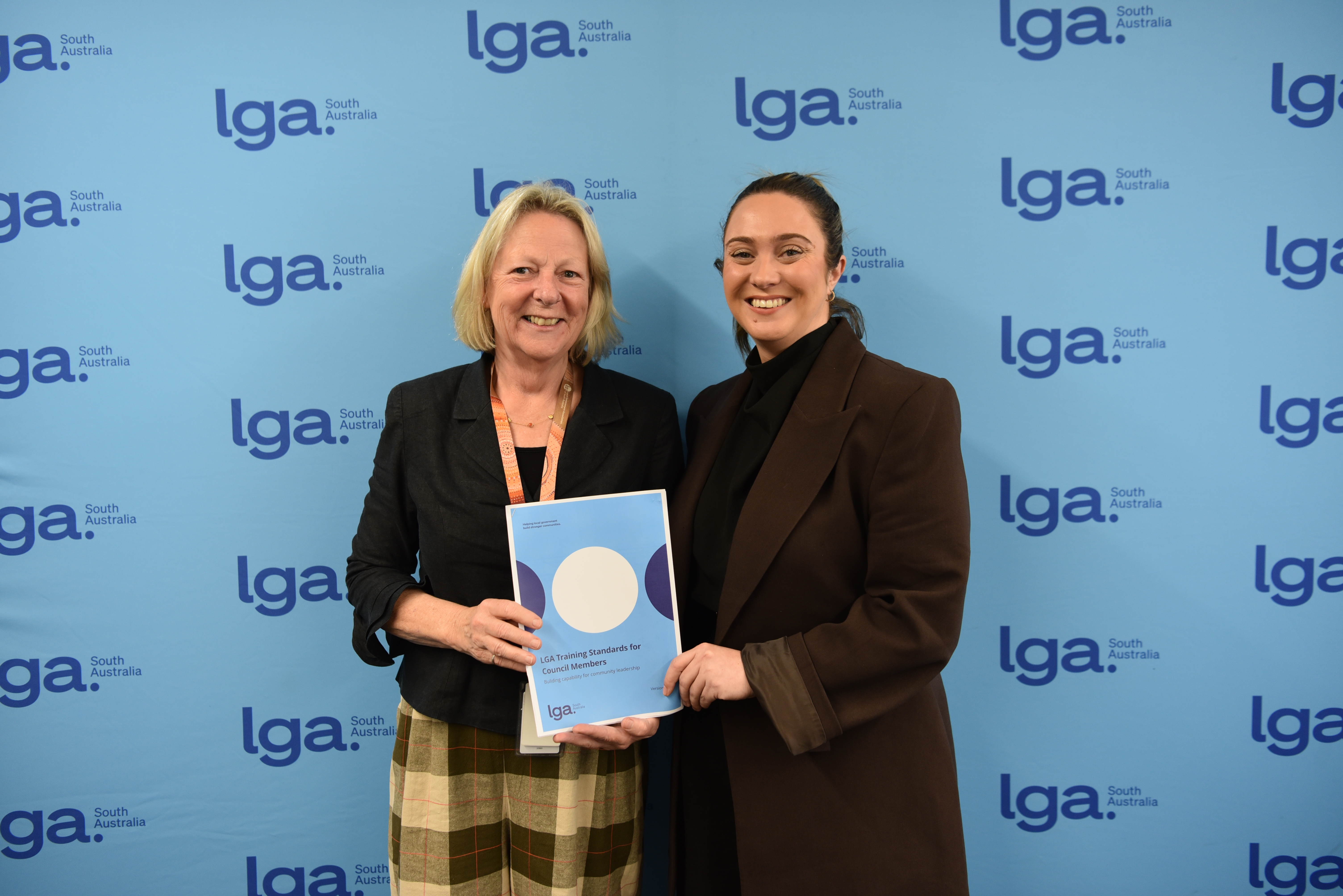 Heather Holmes-Ross and Minister Rhiannon Pearce