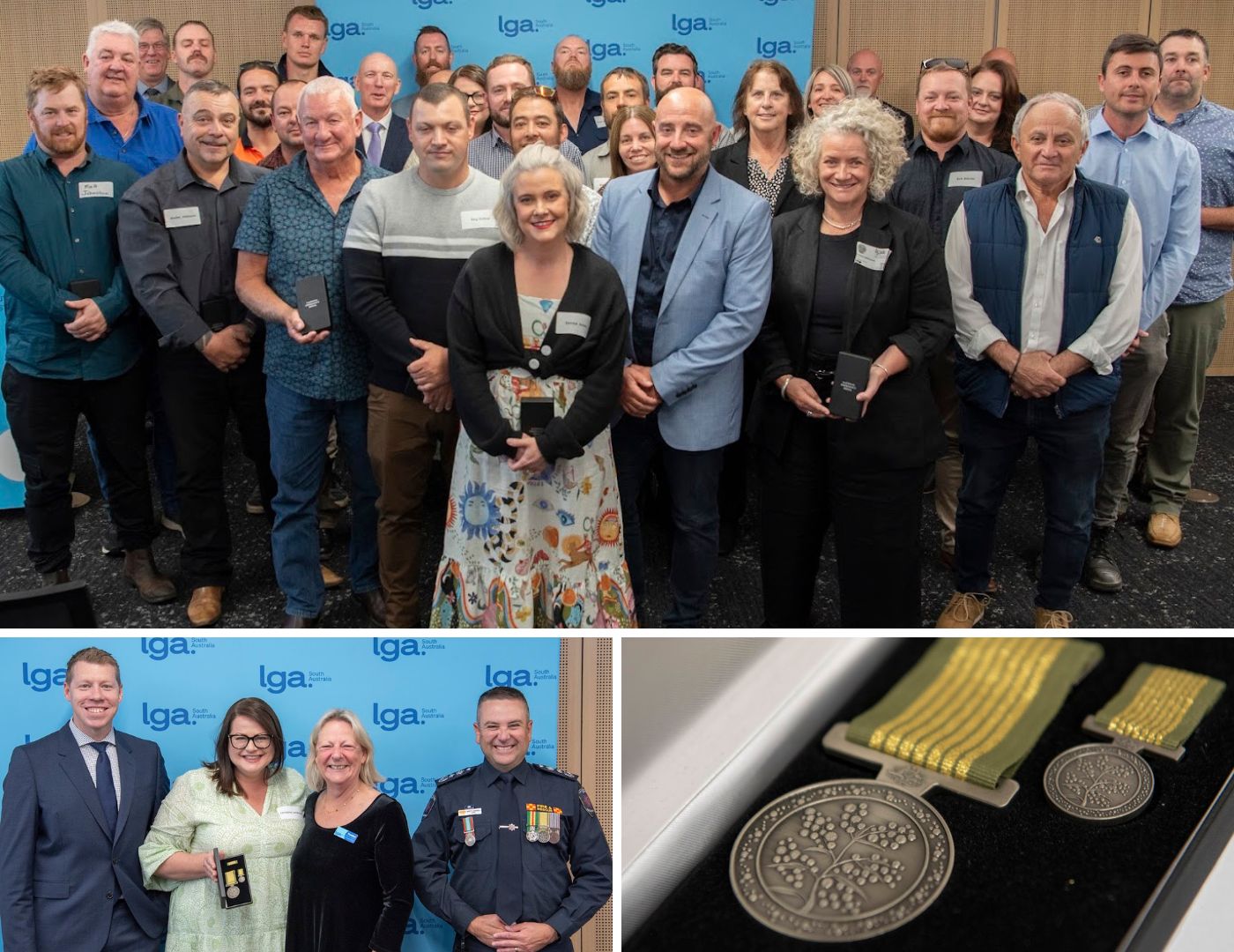 National Emergency Medal presentation