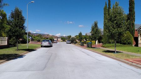 A street road in Campbelltown with the cool road trial